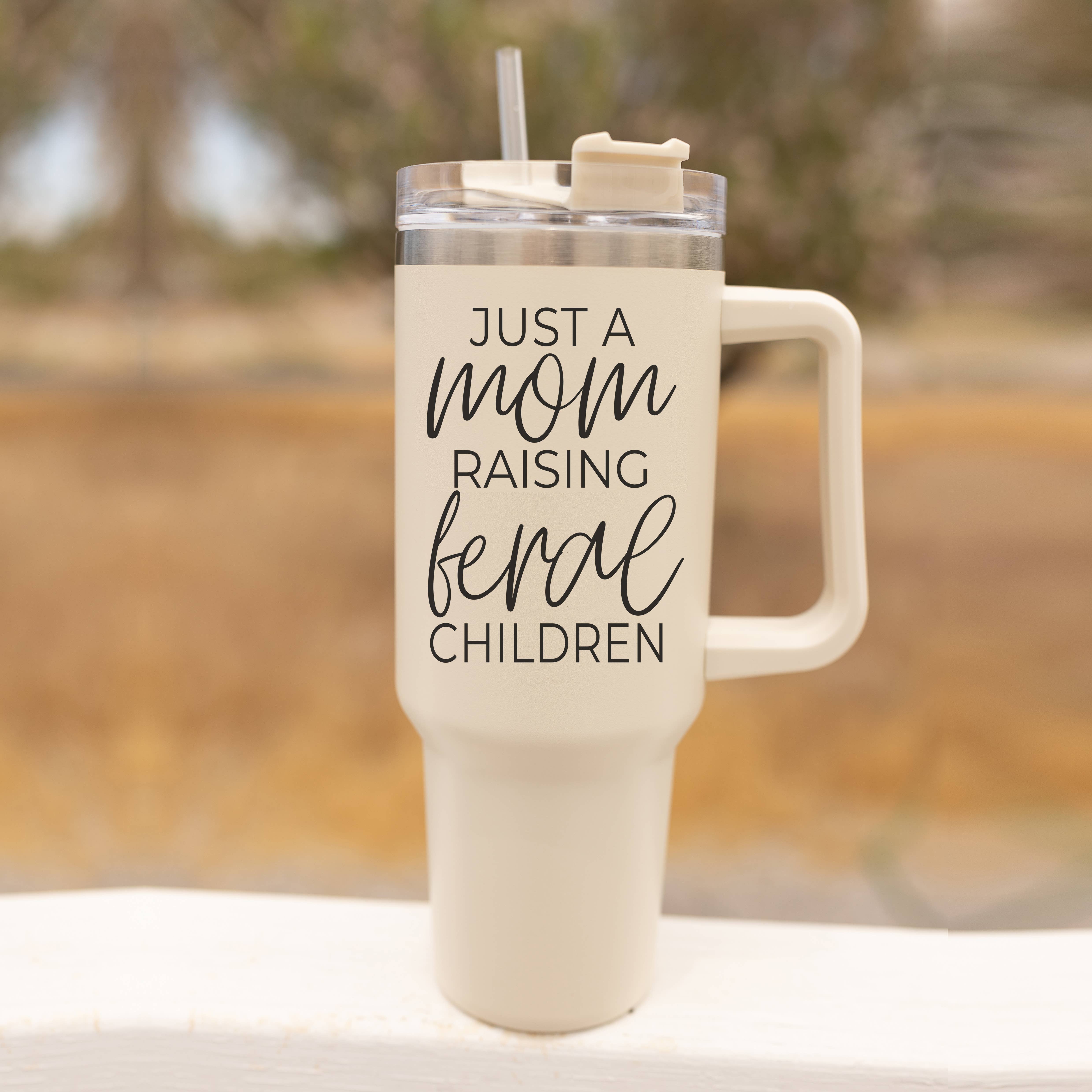 Gia Roma – Engroshandel Thermokop – Isoleret rejsekop med låg og sugerør, 1,18 l cremefarvet rejsemug23