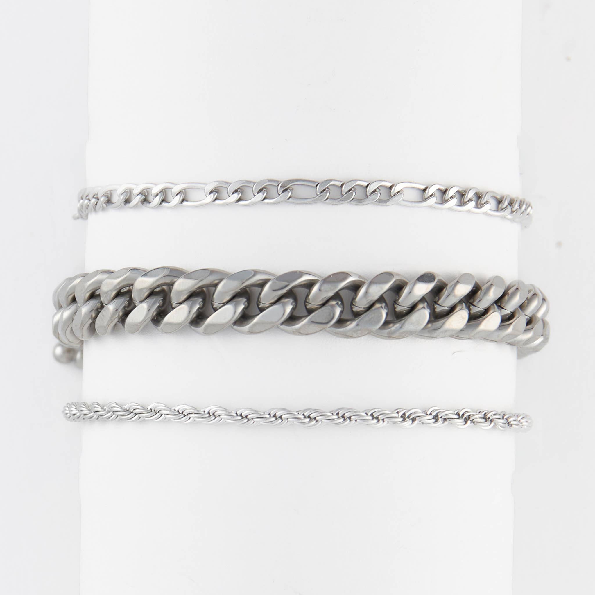 Elsie & Zoey – Großhandel Glieder- & Kettenarmband – Wasserdichte Armbänder Narelle Figaro Kettentrio-Set9