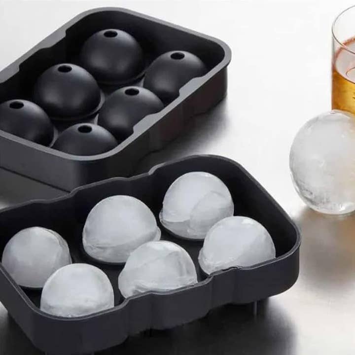 Vigor Path - Wholesale Ice Tray/Mold - 2-Pack Whiskey Sphere Shape Giant Ice Cubes Molds4