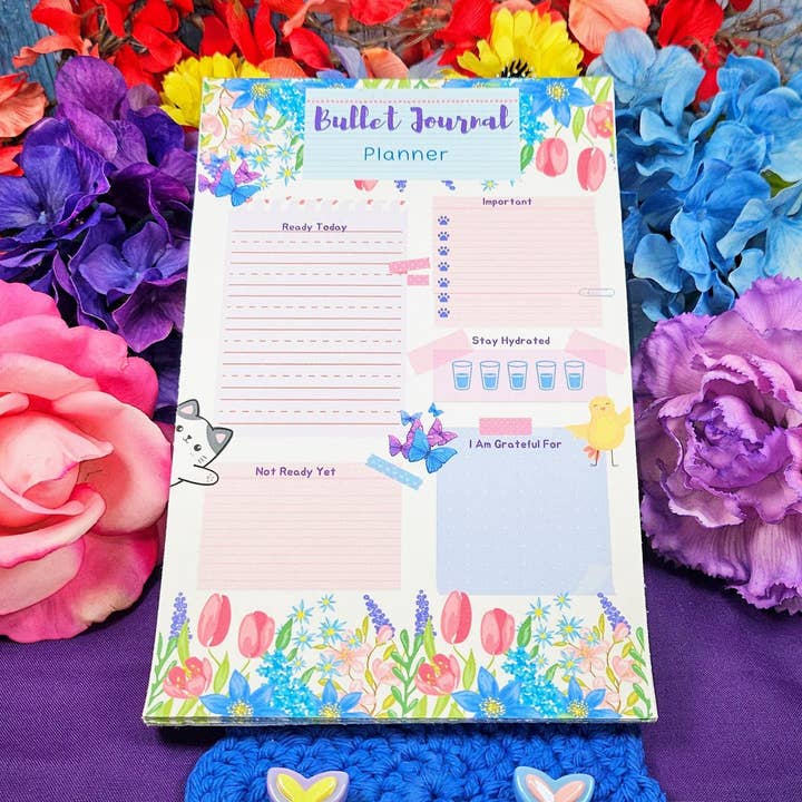 Autumnmist Boutique - Wholesale Planner - Hello Spring Daily Planner Notepad 5.5" x 8.5"0