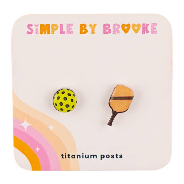 Pickleball Earrings for wholesale by SimplebyBrooke