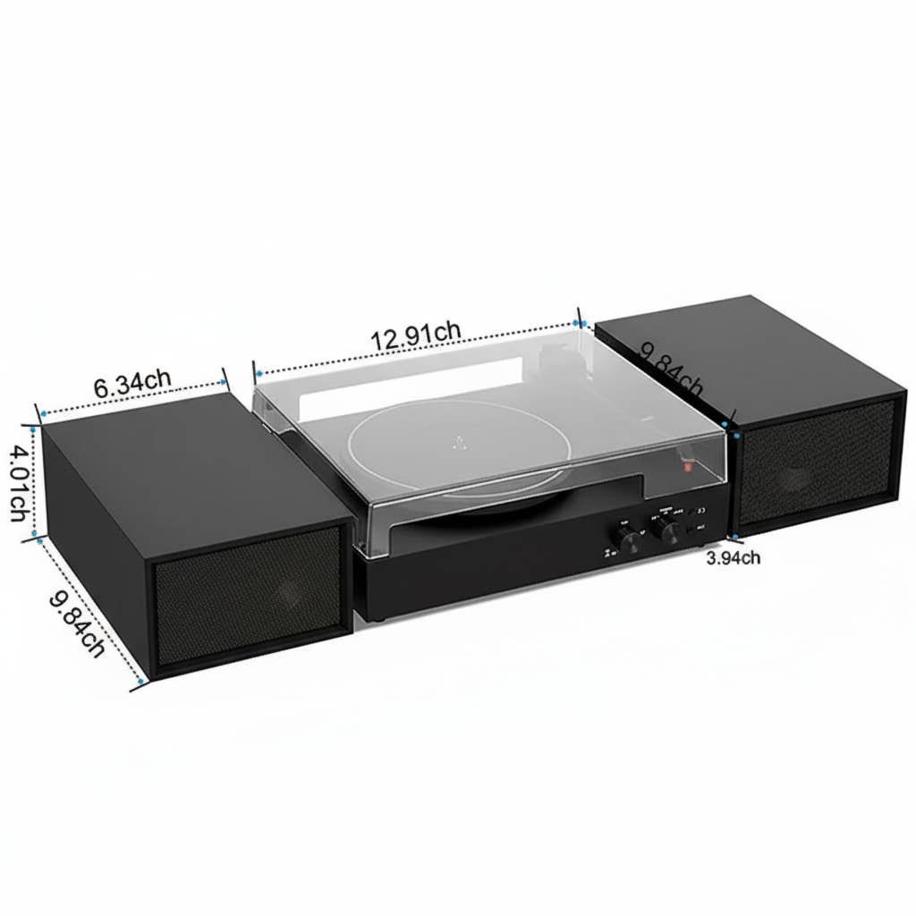 Steepletone UK Ltd - Wholesale Luidsprekers/speakers - Harrow - Platenspeler met Bluetooth4