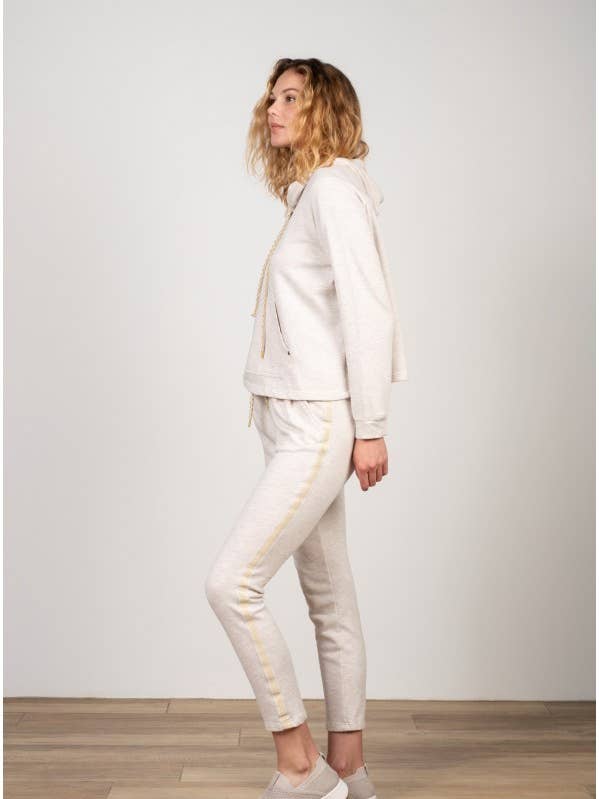 Pantaloni jogger con banda lurex per la vendita all'ingrosso da parte di Pako Litto