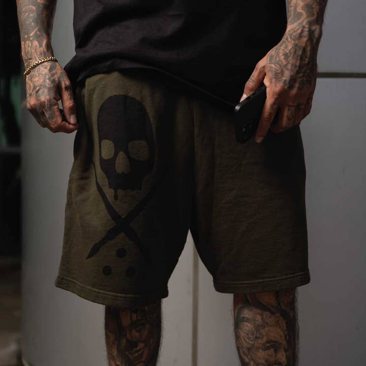 Fatigue Sweatshorts for wholesale by Sullen Clothing