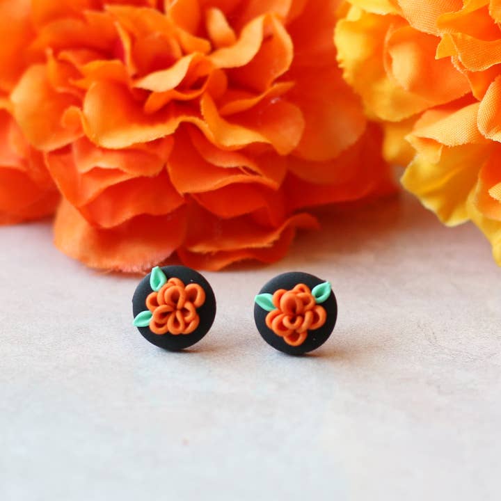 Pendientes de Botón Mini Caléndula para venta al por mayor de Skye Eclisse Jewelry