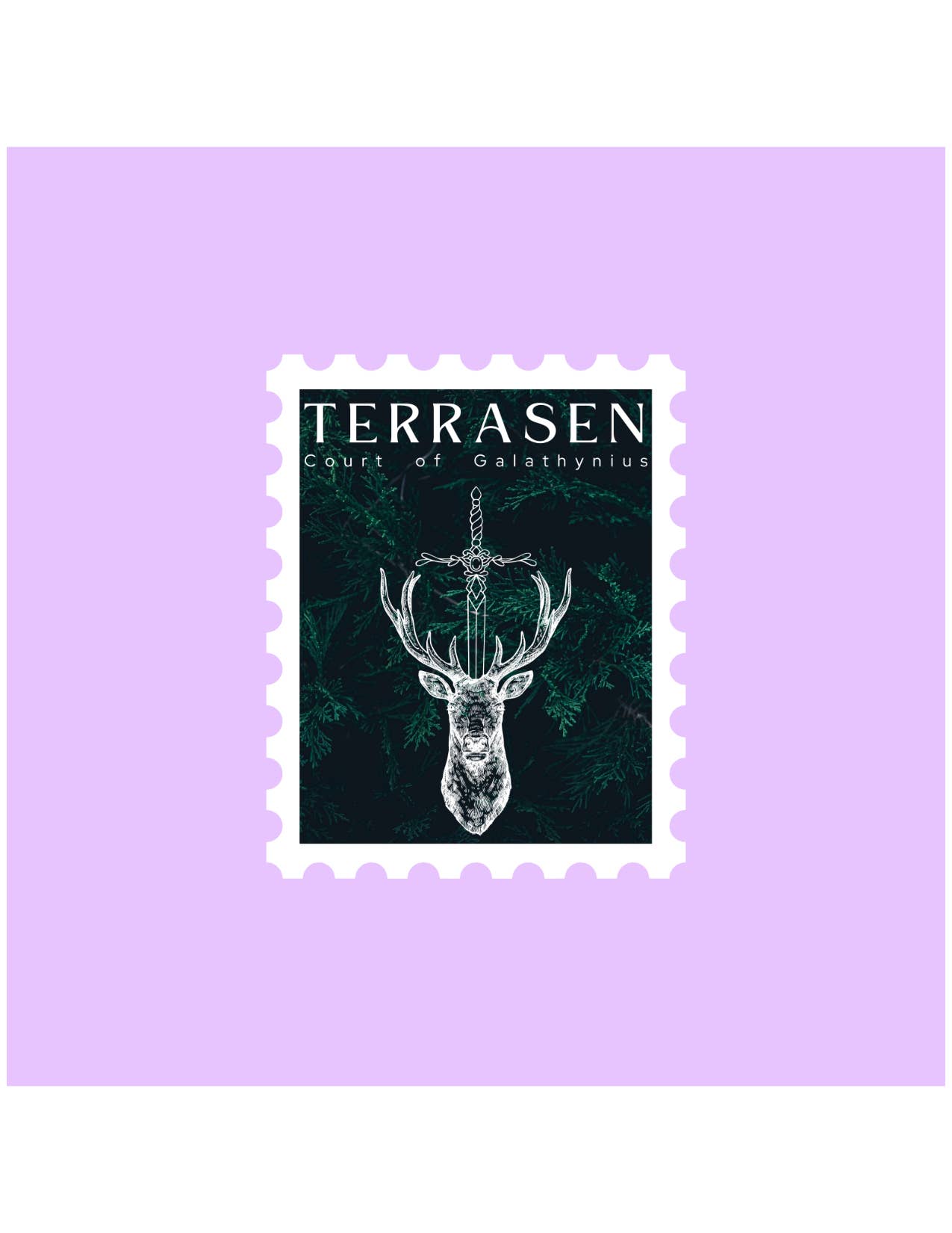 Shadows of Sunshine - Wholesale Sticker - Terrasen Stamp Sticker