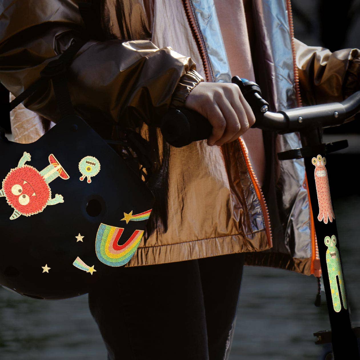 RAINETTE - Wholesale Sticker - Blijf zichtbaar: Reflecterende stickers3