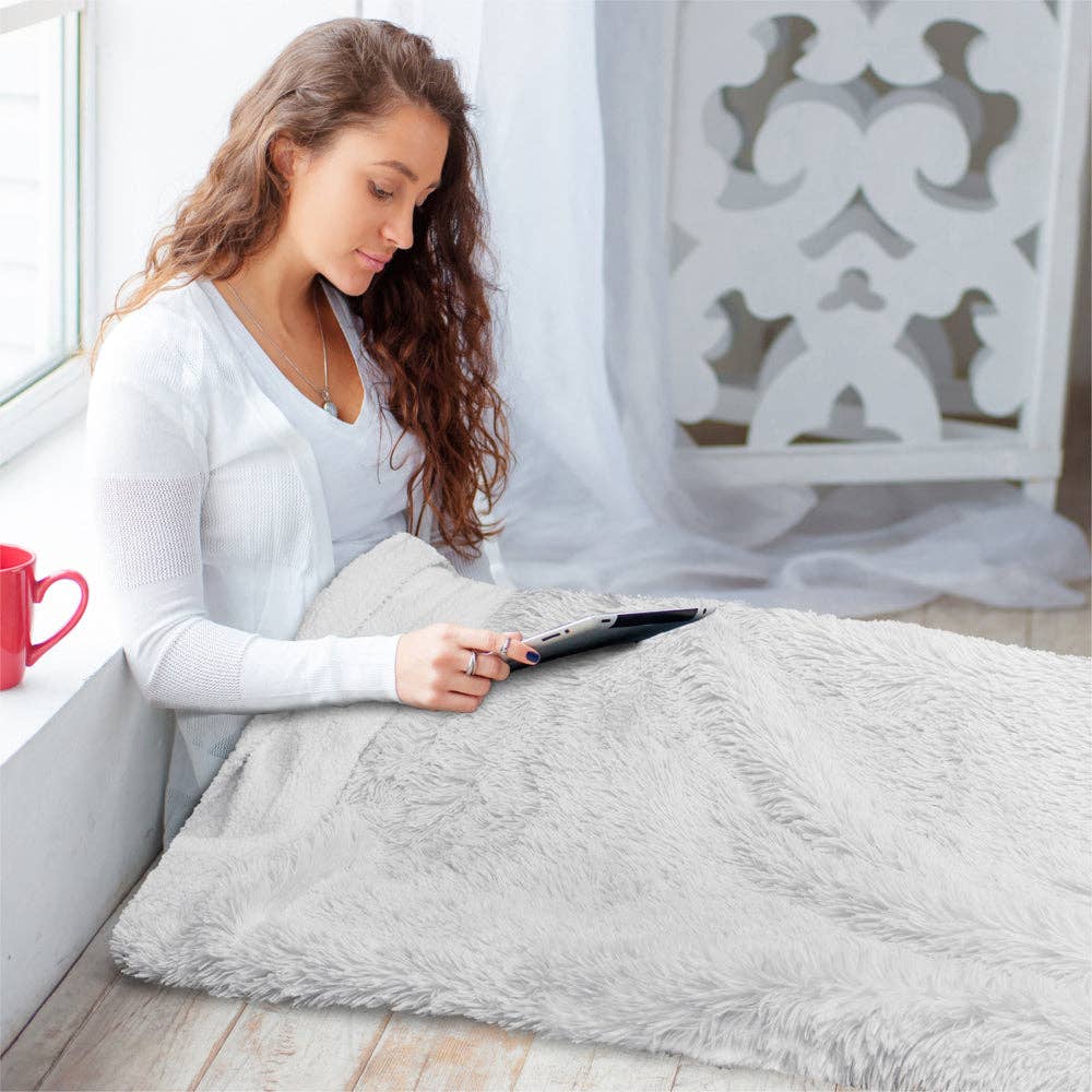 Pavilia - Wholesale Decoratiedeken - Pluche Sherpa Plaid van Imitatiebont6