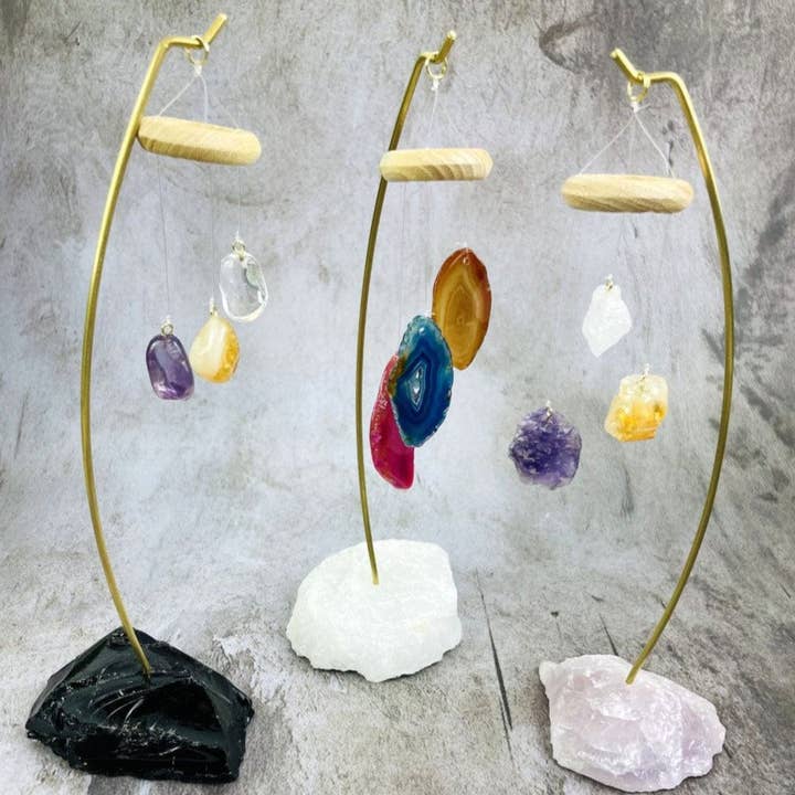 Crystal Eye Catcher Desktop Gemstone Wind Chimes and other Purchase Wholesale mini wind chimes. Free Returns & Net 60 Terms on Faire trending on Faire.