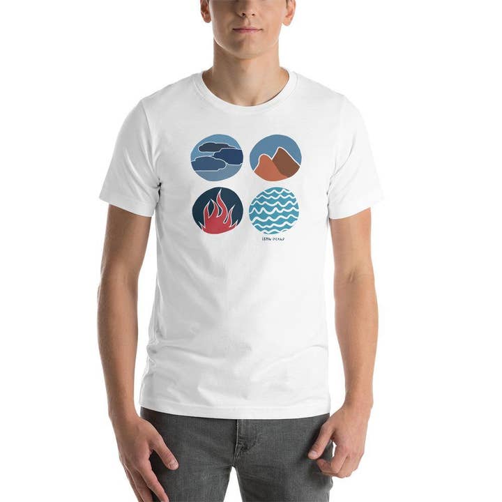 Kortærmet Unisex T-Shirt for engroshandel hos Ikan Island