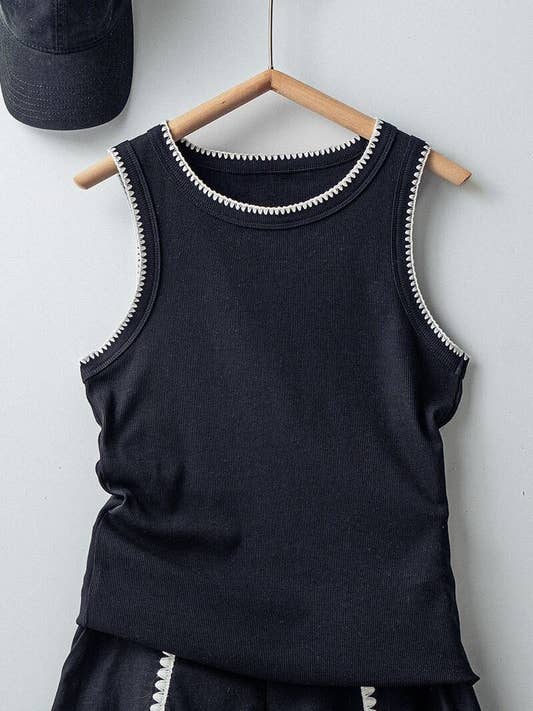 Fashion Week - Wholesale Tank Top - Women's - STRUCTURE KNIT TANK TOP