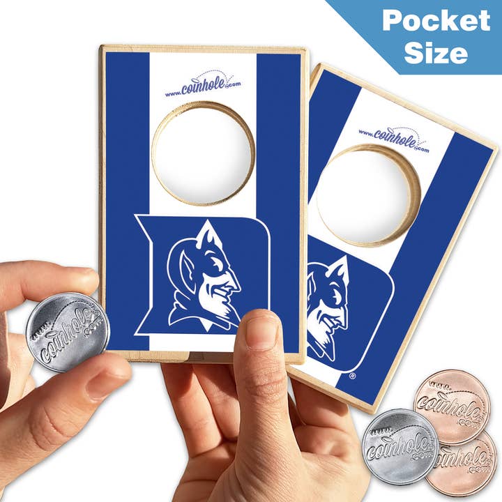 Duke University POCKET Coinhole® and other Purchase Wholesale duke university. Free Returns & Net 60 Terms on Faire trending on Faire.