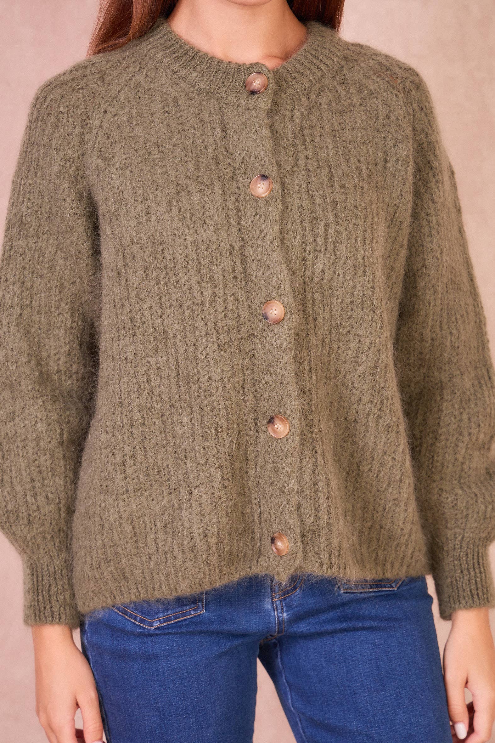 Calie Paris - Venta al por mayor Cárdigan - Mujer - Cárdigan de mohair con botones6