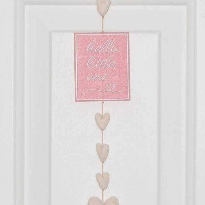 Hallo kleines Herzchen in Rosa oder Blau für den Großhandel von bandana love