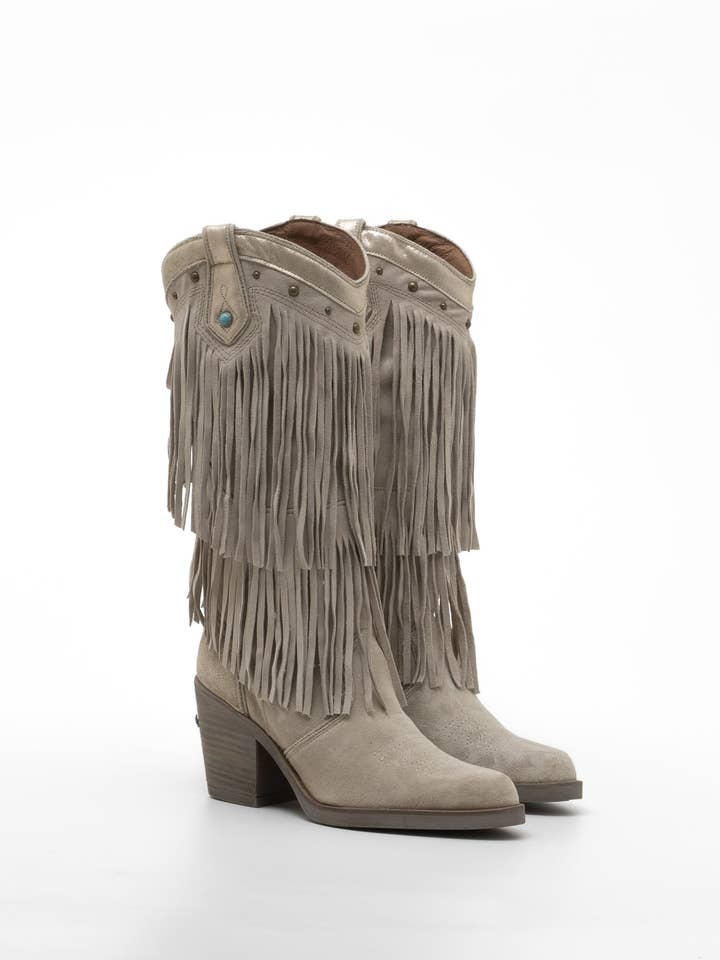 NEMONIC - Wholesale Cowboy Boots - Women's - 2279 Kansas Arctic Volleyball - Ice Glitter3