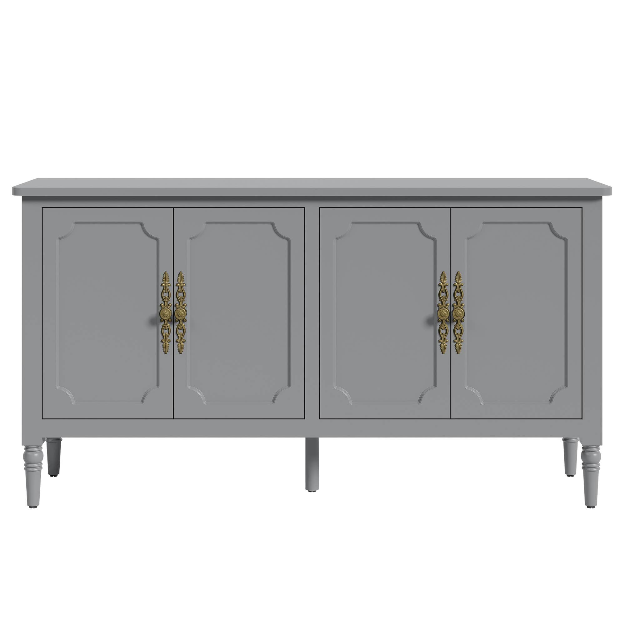 Heynemo - Wholesale Cabinet - Console Cabinet, 47'' Mid Century Modern Pantry Cabinet2