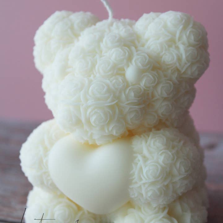 Latana Candles - Wholesale Novelty Candle - Rose Teddy Bear Candle - Sweet Fragrance6