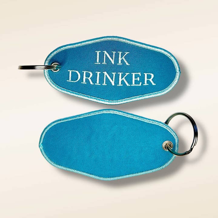 Llavero de hotel bordado Bebetinta para venta al por mayor de Library Cat Designs