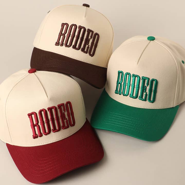 Fashion City - Wholesale Trucker Hat - Unisex -
RODEO Two-Tone Embroidered Trucker Hat