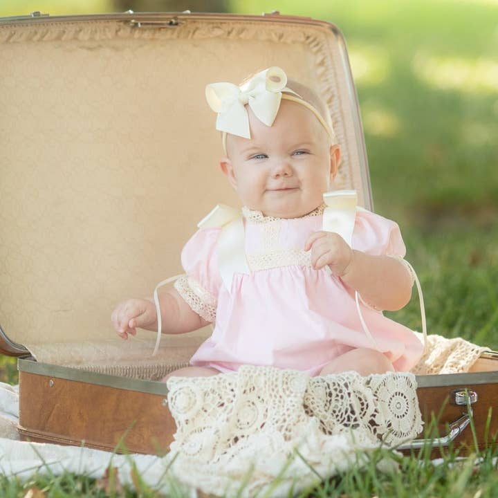 Posh Pickle - Wholesale Bodysuit (Non-Footed) - Baby - Bristol Pink Heirloom Bubble11