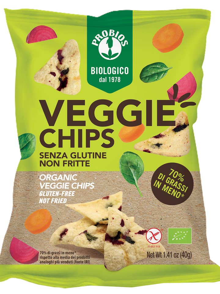 Chips orgánicas de vegetales sin gluten para venta al por mayor de Probios