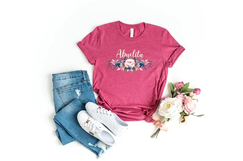 VibeClothing - Wholesale Screen Printed T-Shirt - Women's - Abuelita T-Shirt0