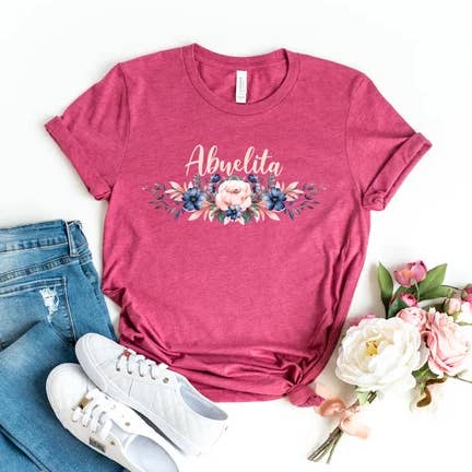 VibeClothing - Wholesale Screen Printed T-Shirt - Women's - Abuelita T-Shirt0