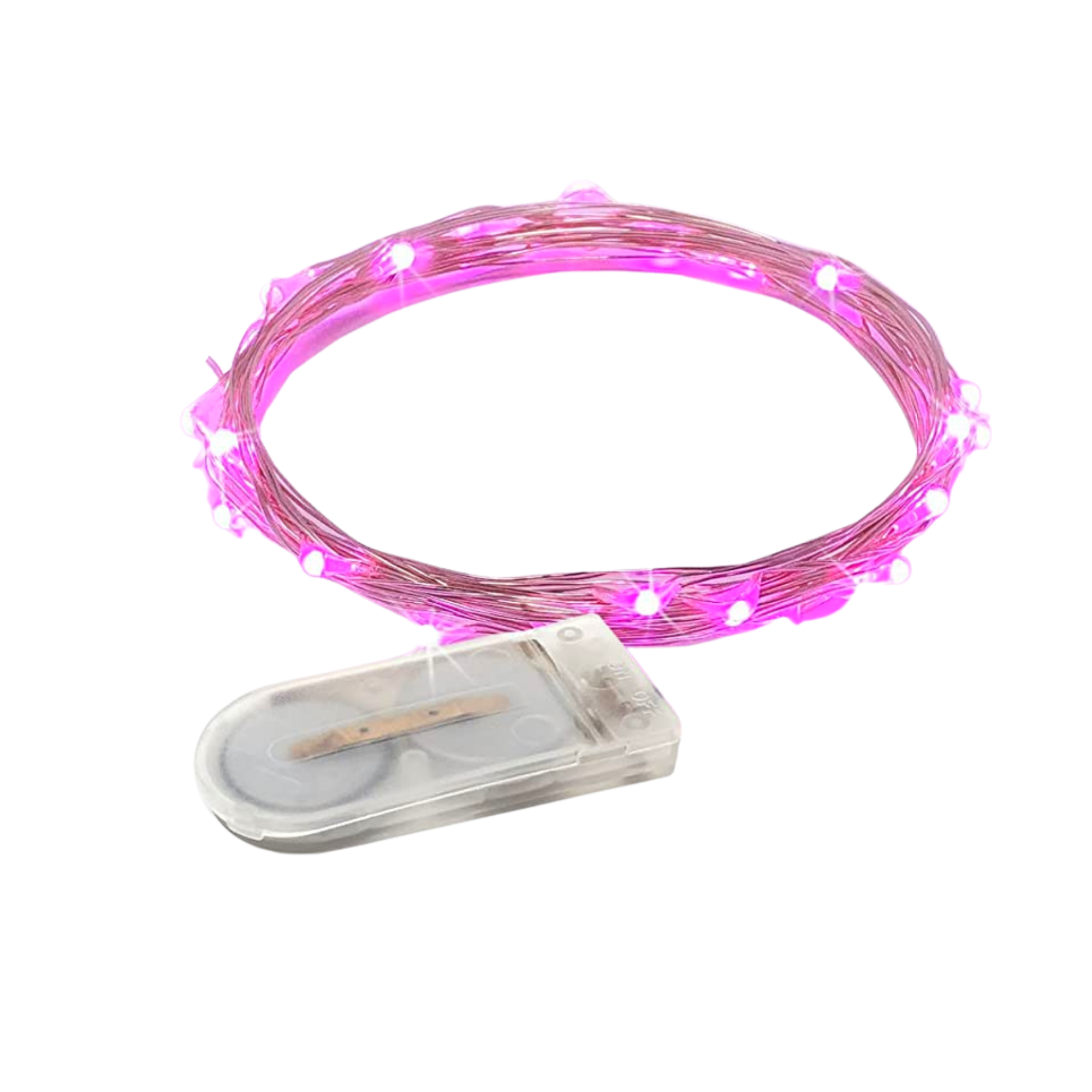 Plush Appeal LLC - Wholesale String Lights - 6' Pink LED Battery Operated Fairy Lights0
