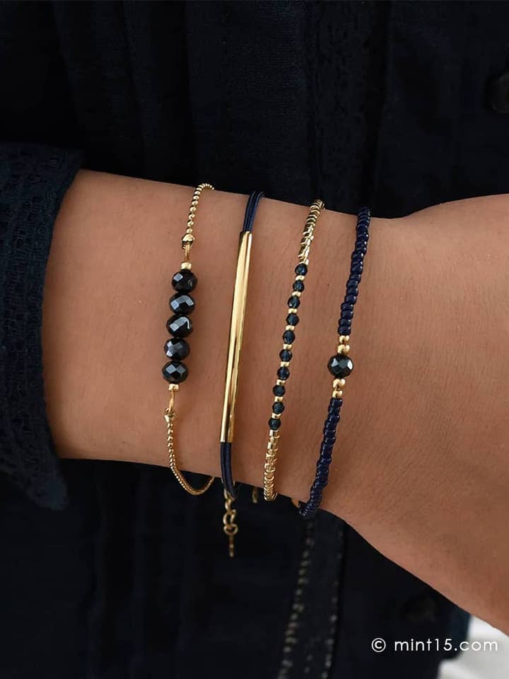 Bracelet Set 'Navy Chic' for wholesale by Mint15