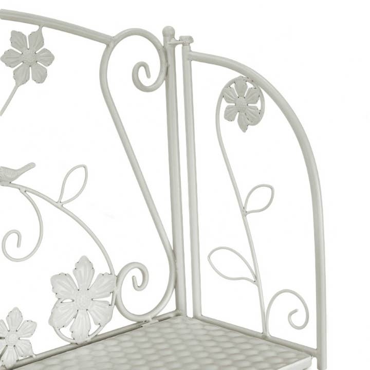 Milena Metal Shelf 4 Tiers White CM59x29h158 for wholesale on Faire