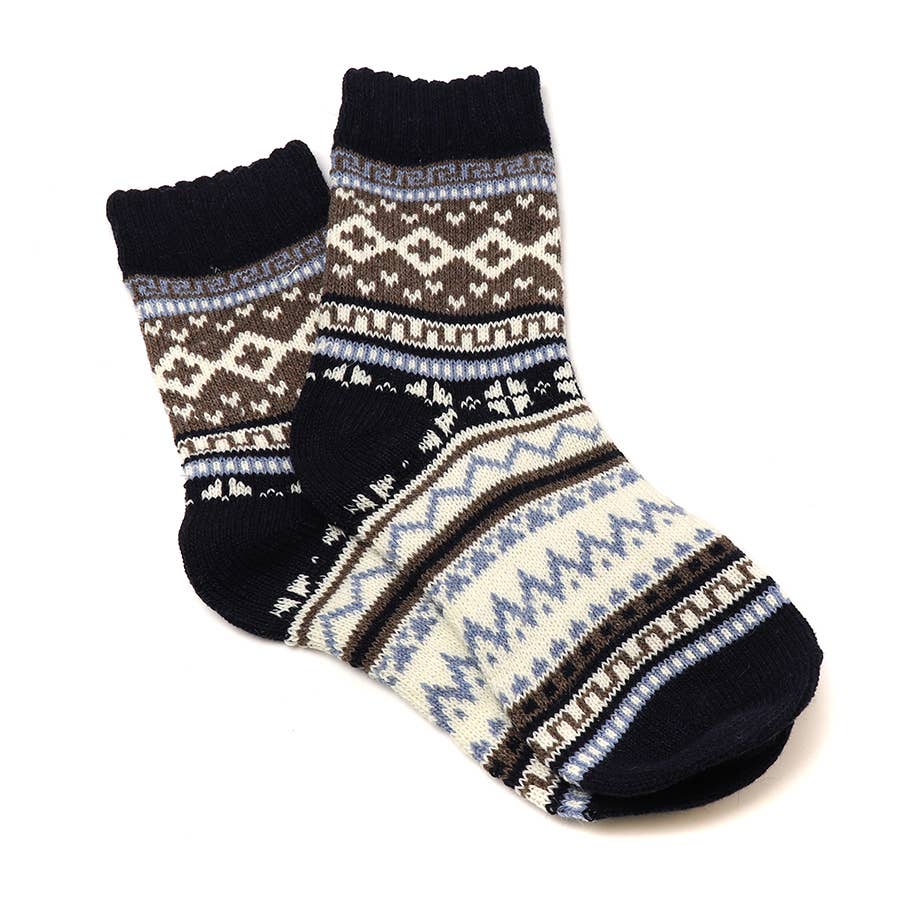 Peace Of Mind – wholesale  – Blue Mix Nordic Socks0