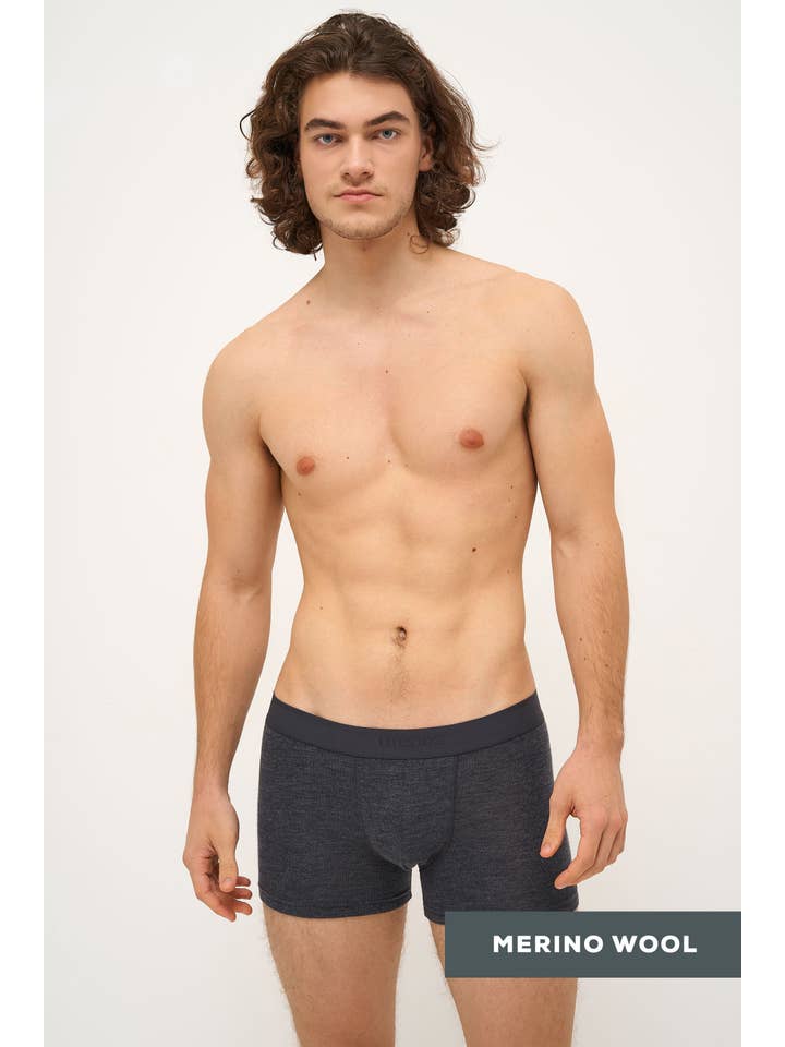 linenease – wholesale Underwear – Men's – Men's Merino Wool Short Boxers