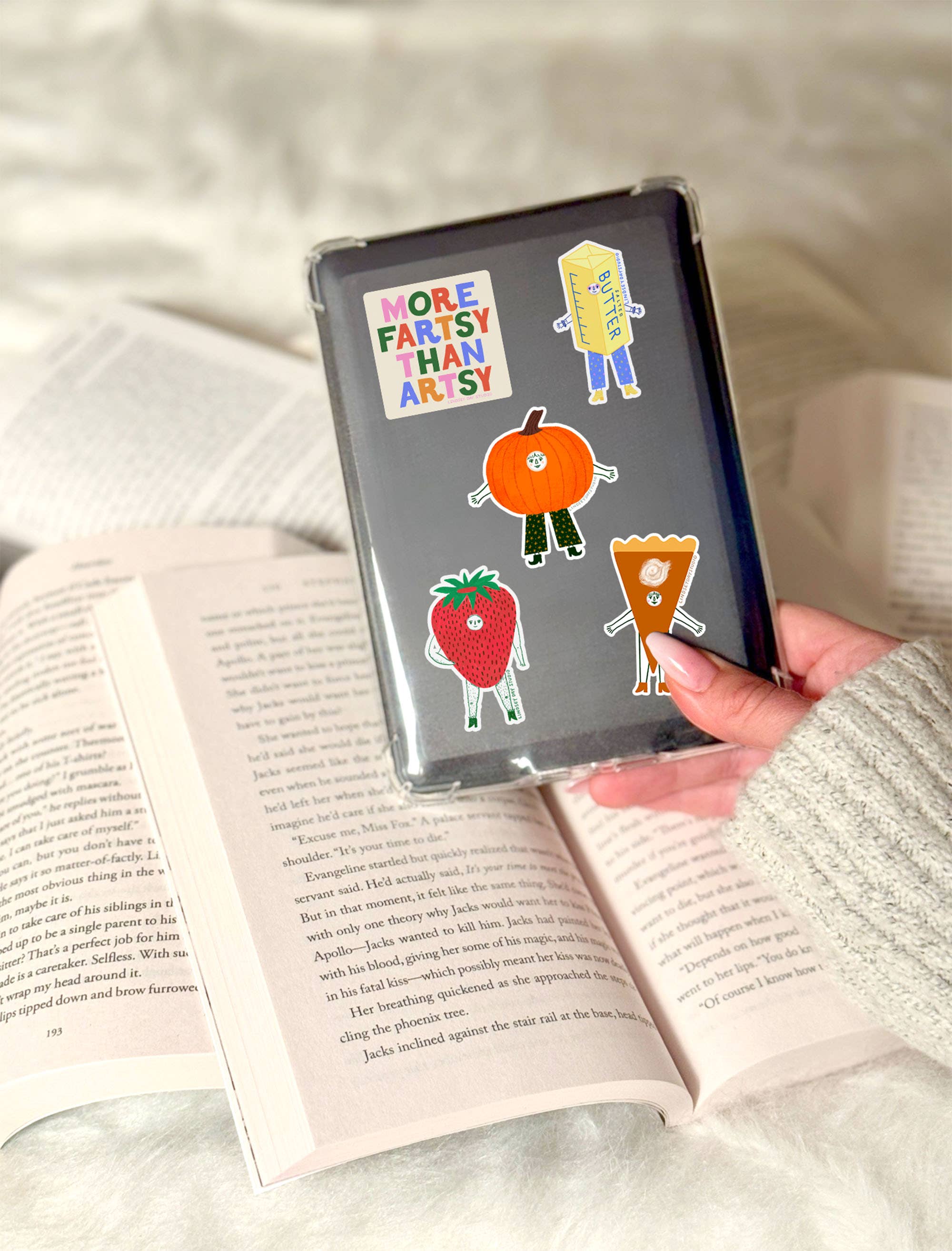 Lindsey Day Studio - Wholesale Sticker - Paula Pumpkin Sticker, Funny Sticker, Halloween Sticker4