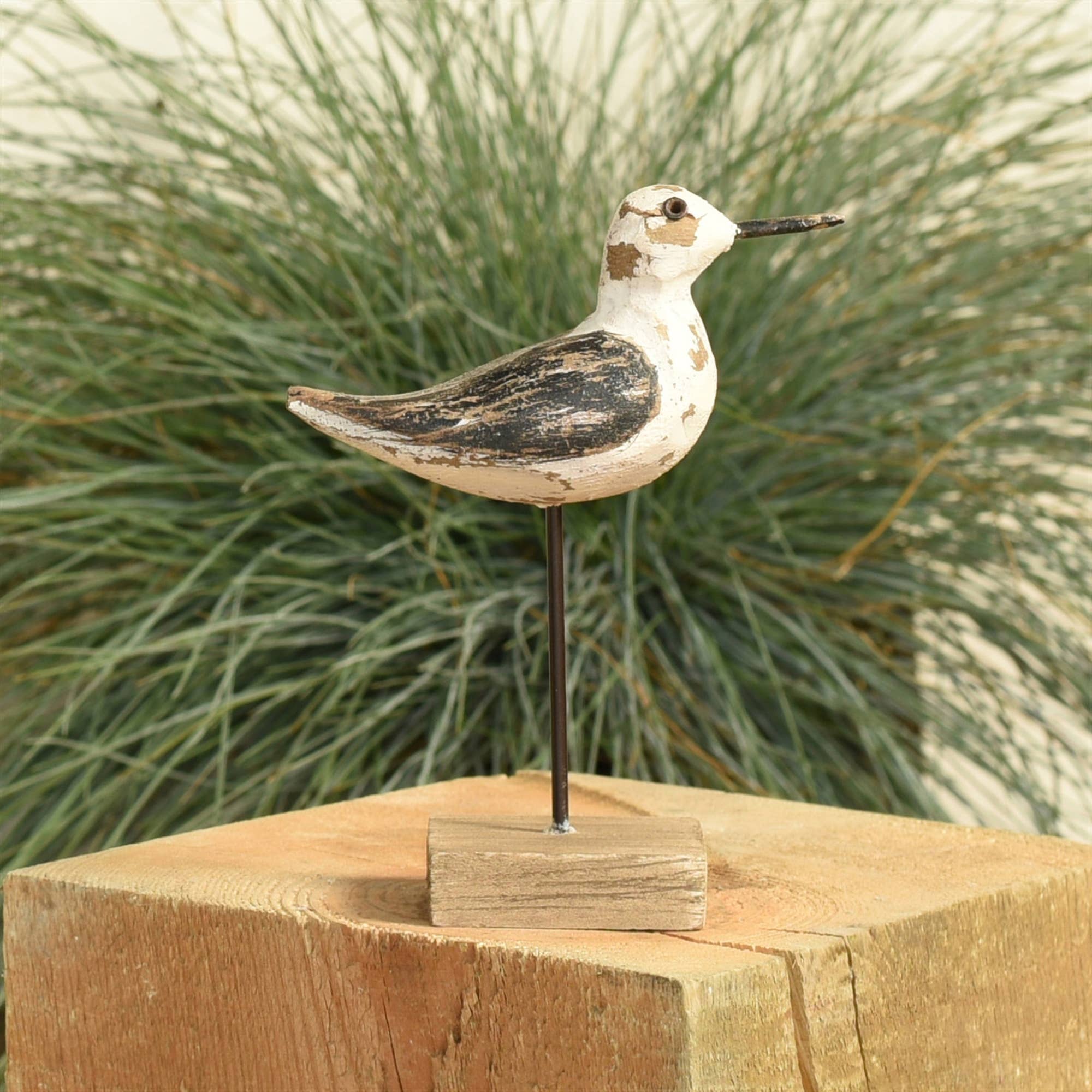 HomArt – Großhandel Tischdeko – Kelso Wood Seagull - Sm - Weiß & Schwarz3