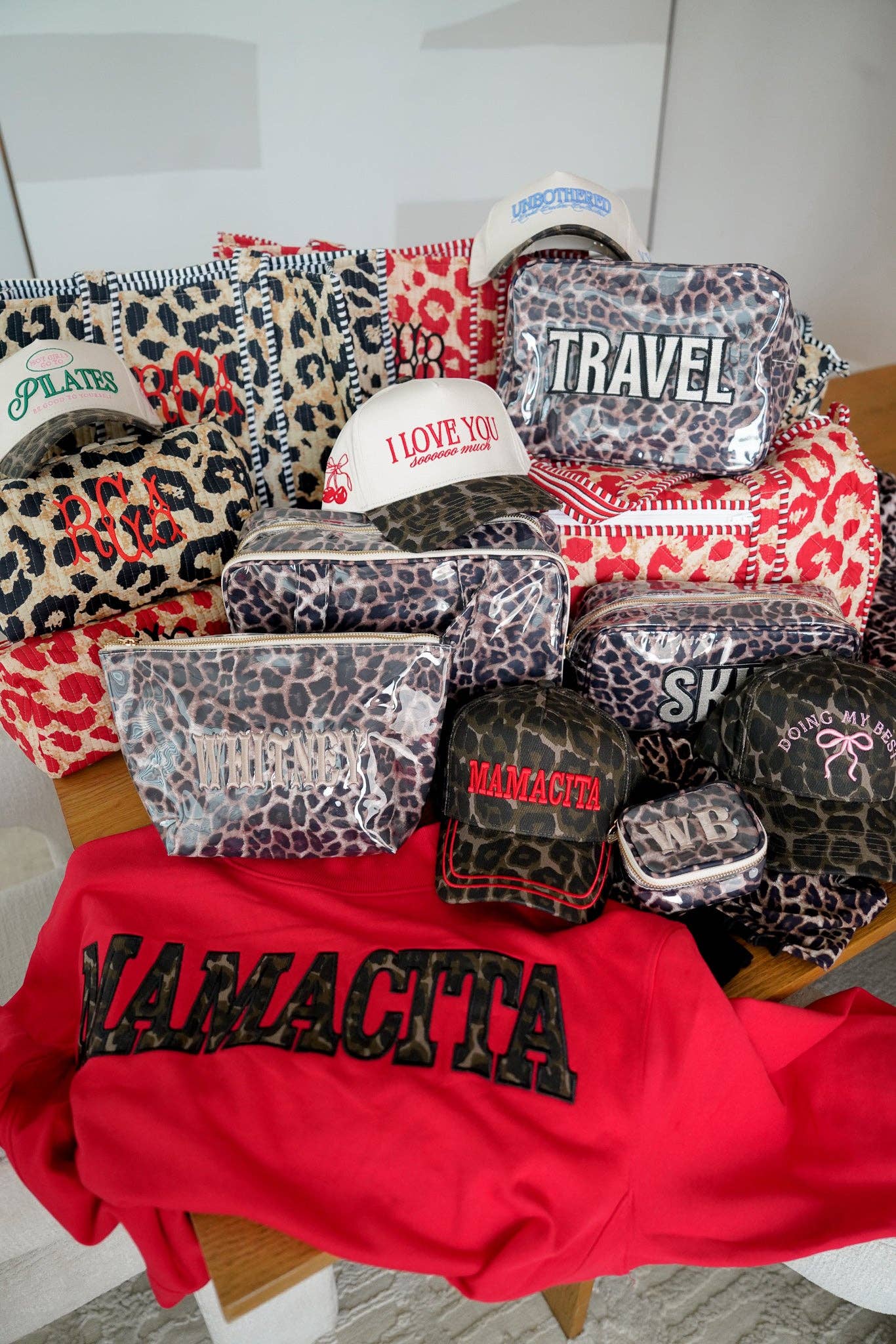 KENZKUSTOMZ - Vente Trousses de maquillage/cosmétique - Léopard - Sac à revêtement transparent10