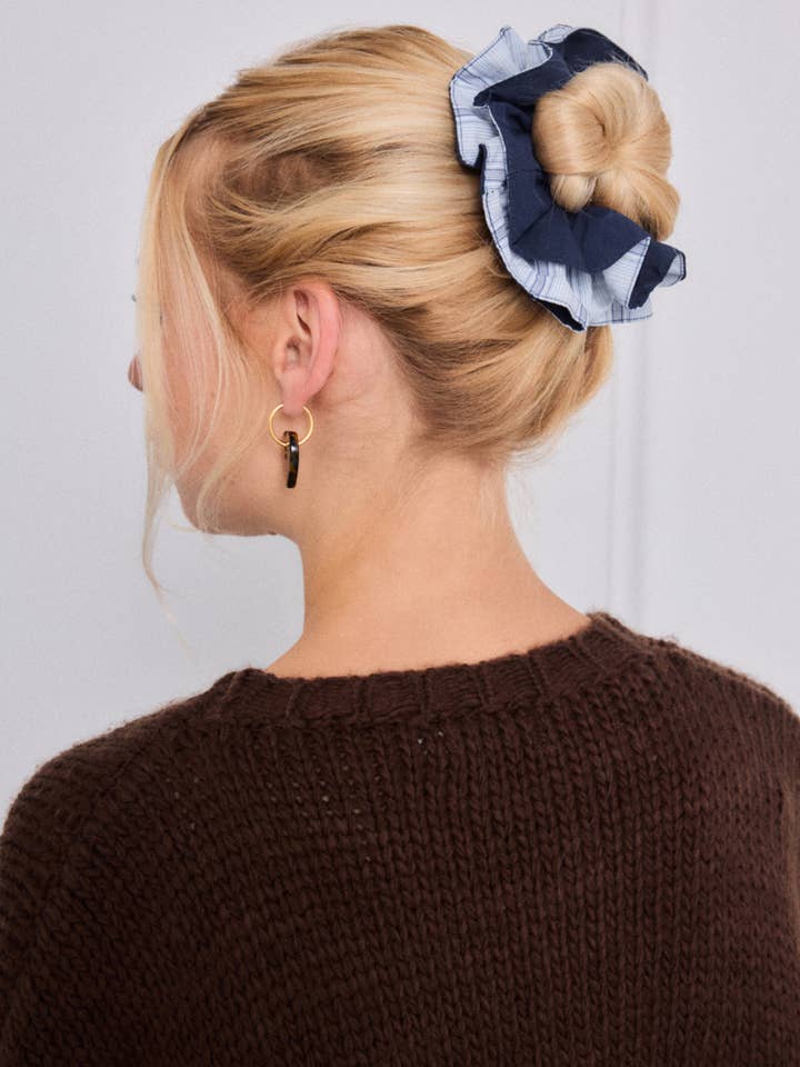 Striped Elastic Scrunchies FQ76 for wholesale by BYREN | ÉLINE L'ATELIER