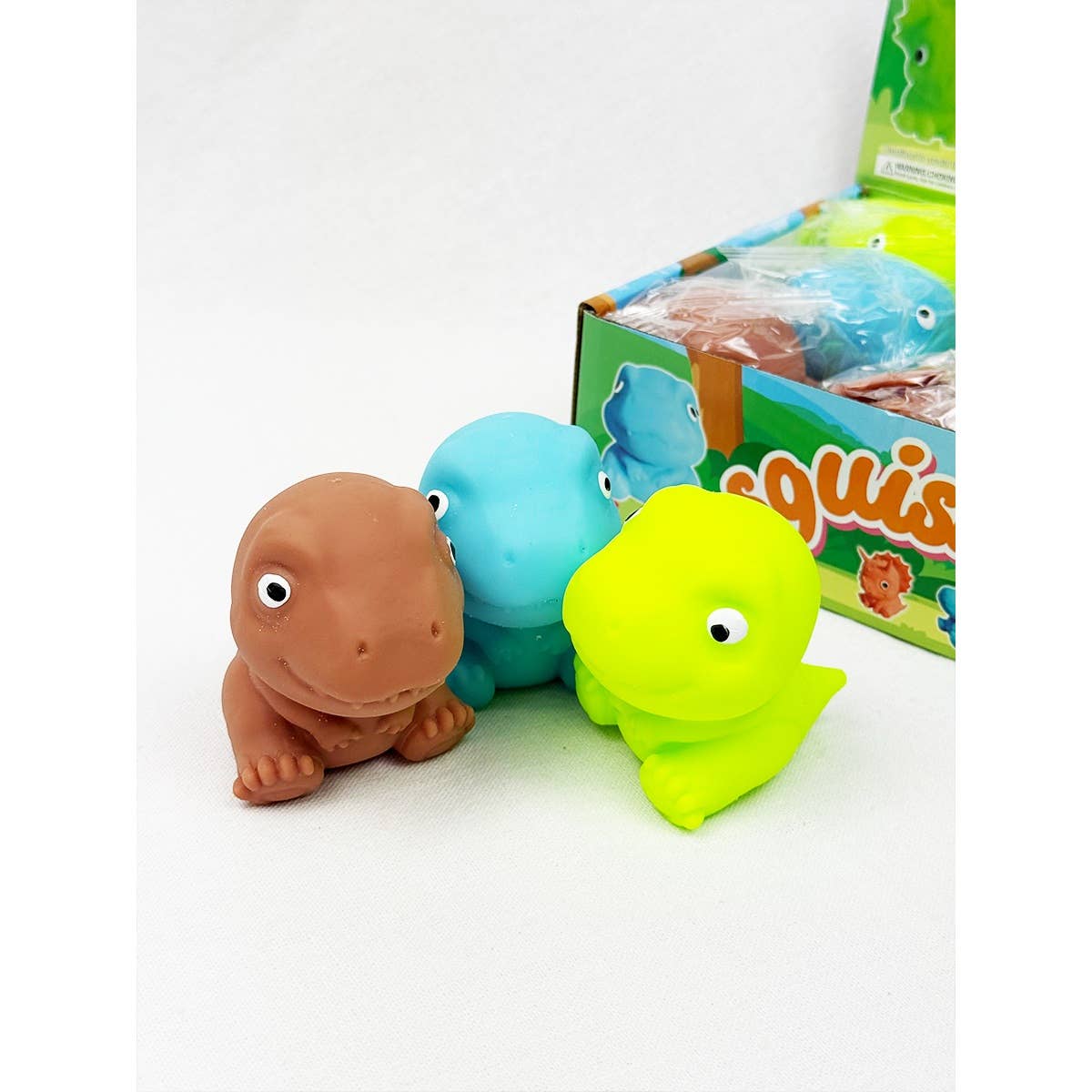 MIX COLOR Dinosaur Squishy Toy for wholesale on Faire5