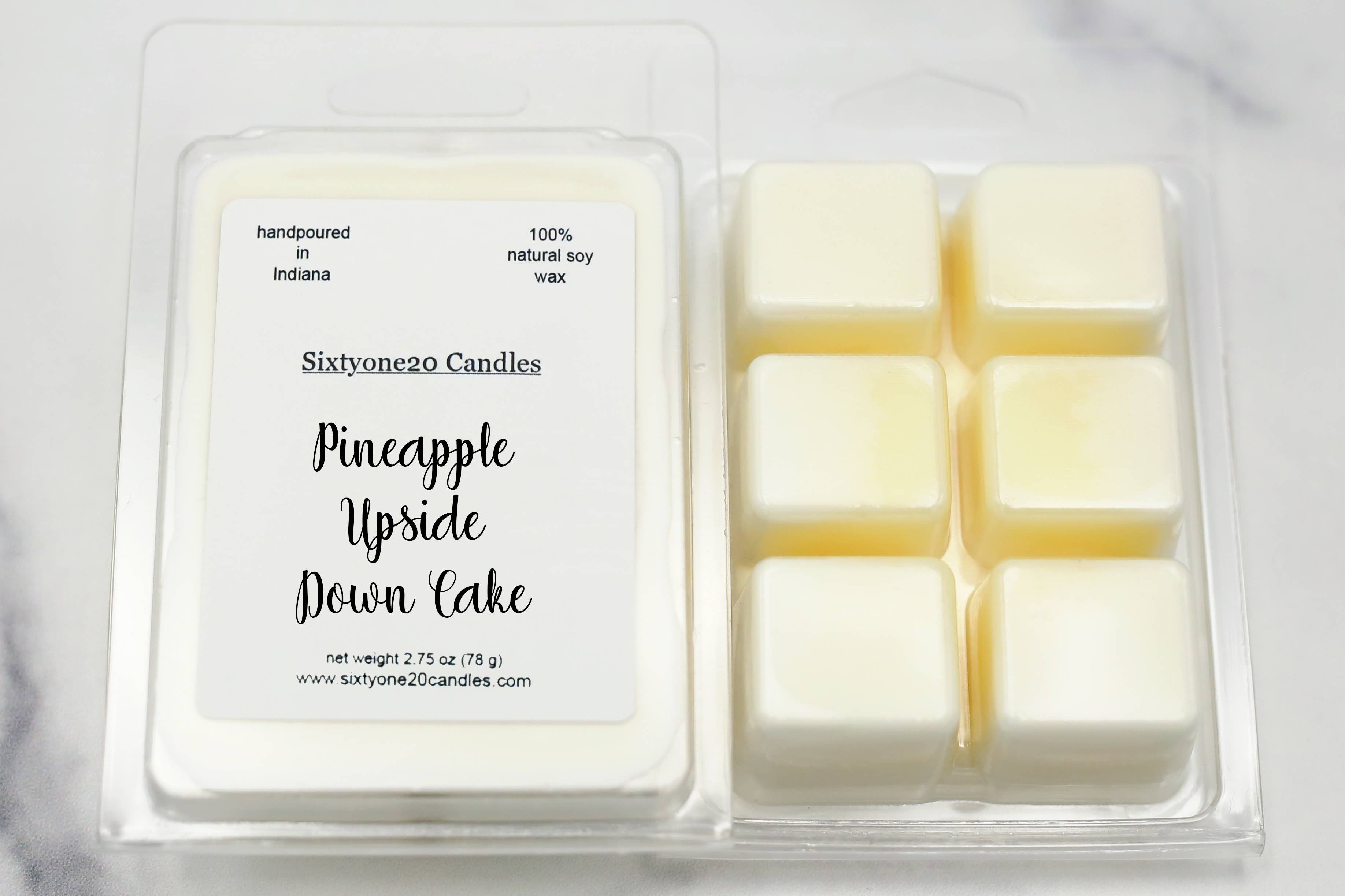 Sixtyone20 Candles - Wholesale Wax Melt - Pineapple Upside Down Cake Wax Melt ~ 100% Soy