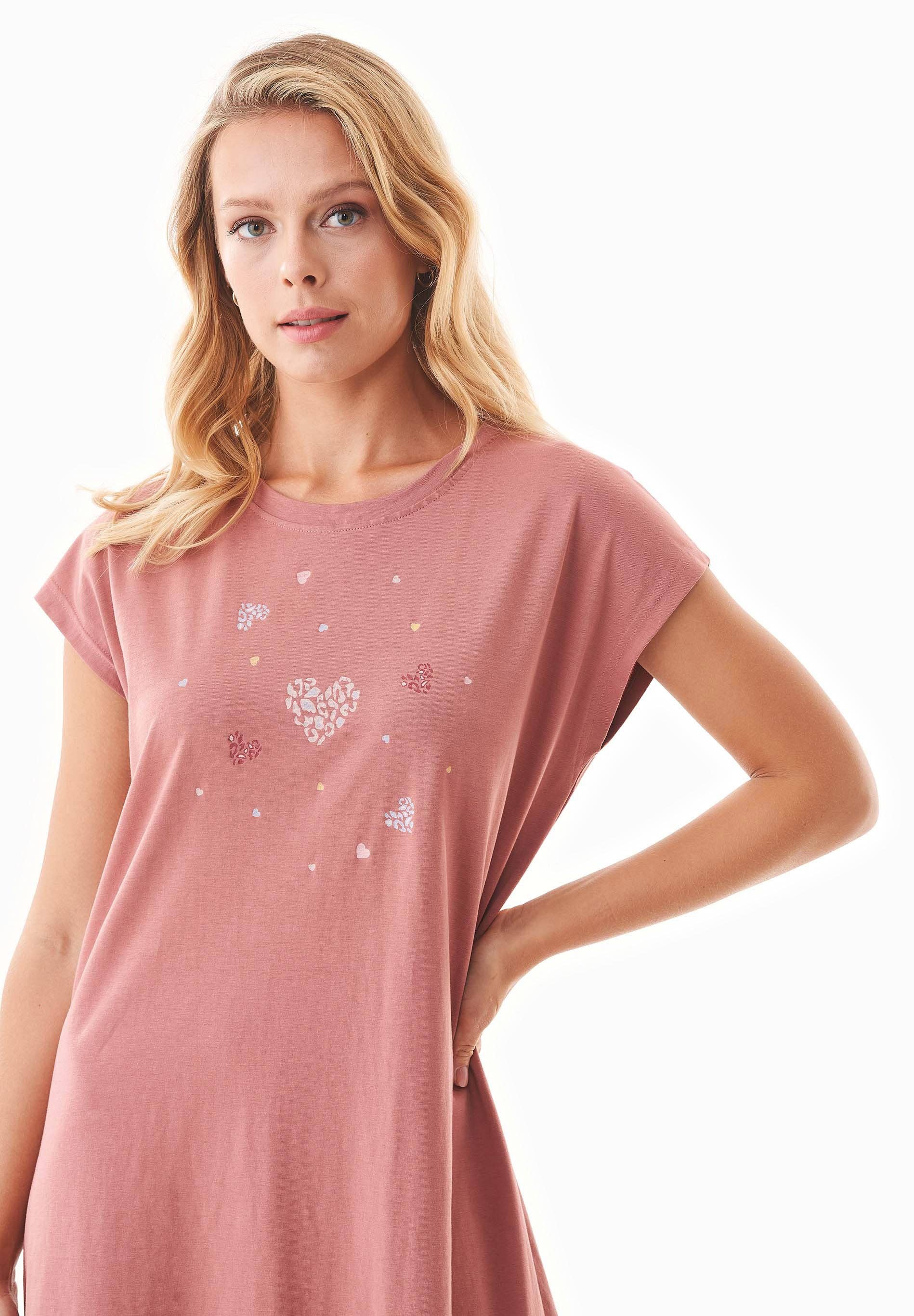 ORGANICATION - Wholesale Nightgown - Women's - DANVEER | Nachthemd aus Bio-Baumwolle mit Print4