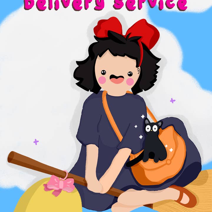 Kiki's Delivery (impression d'art) pour la vente par heypandadesigns