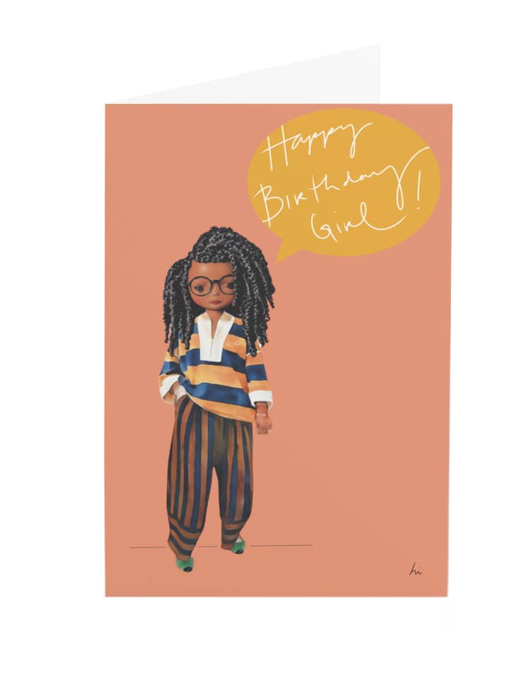 Grace Happy Birthday Girl - HarperIman Birthday Card for wholesale by HarperIman and Co.