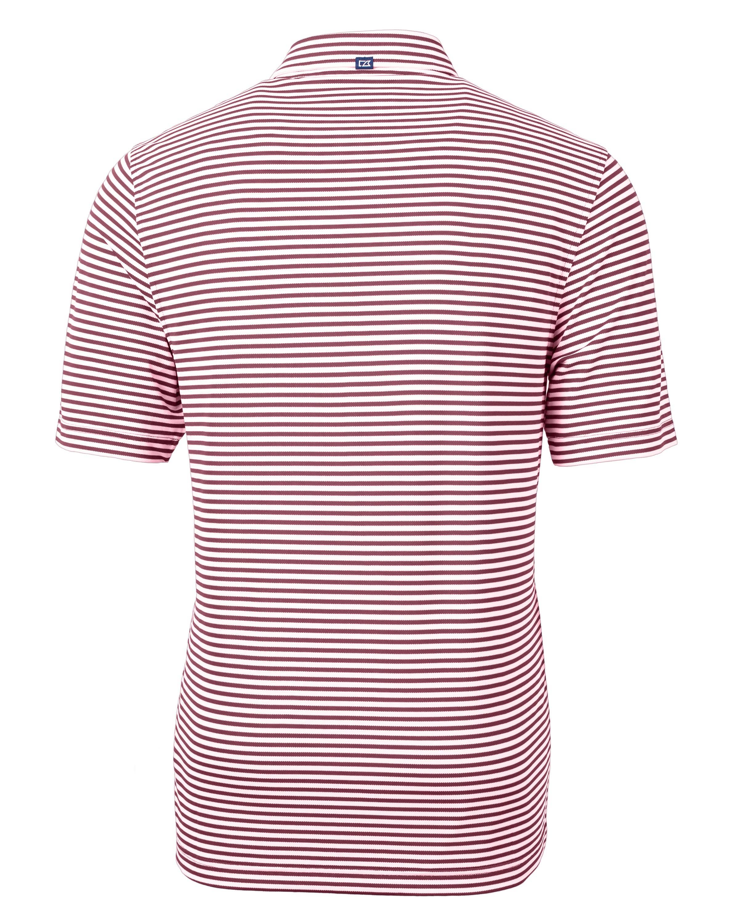 Cutter & Buck - Wholesale Polo - Men's - Cutter & Buck Virtue Eco Pique Stripe Recycled Men's Polo1