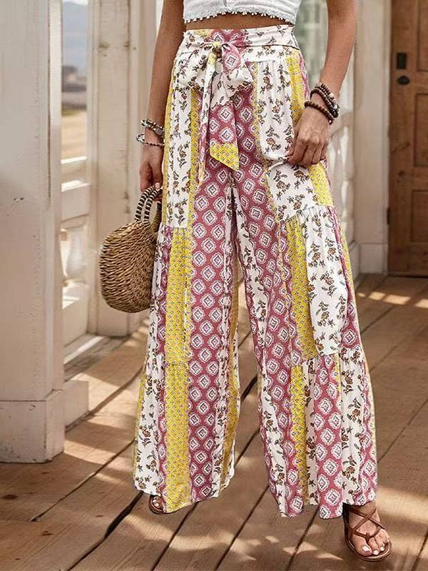Wide-Leg Flowy Palazzo Pants for wholesale by Miss Sparkling