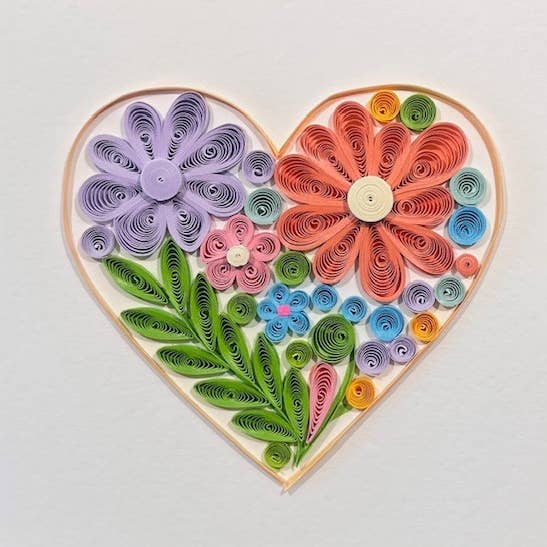 Small Quilled Card 1016 for wholesale by Amaranta Designs