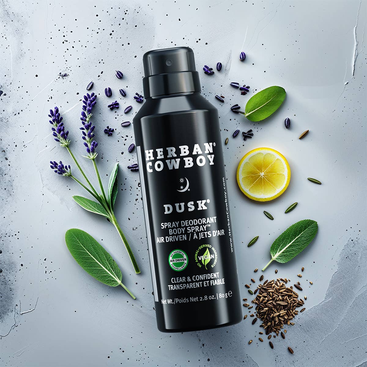 Herban Cowboy - Wholesale Deodorant - Men's - Dry Spray Dusk 2