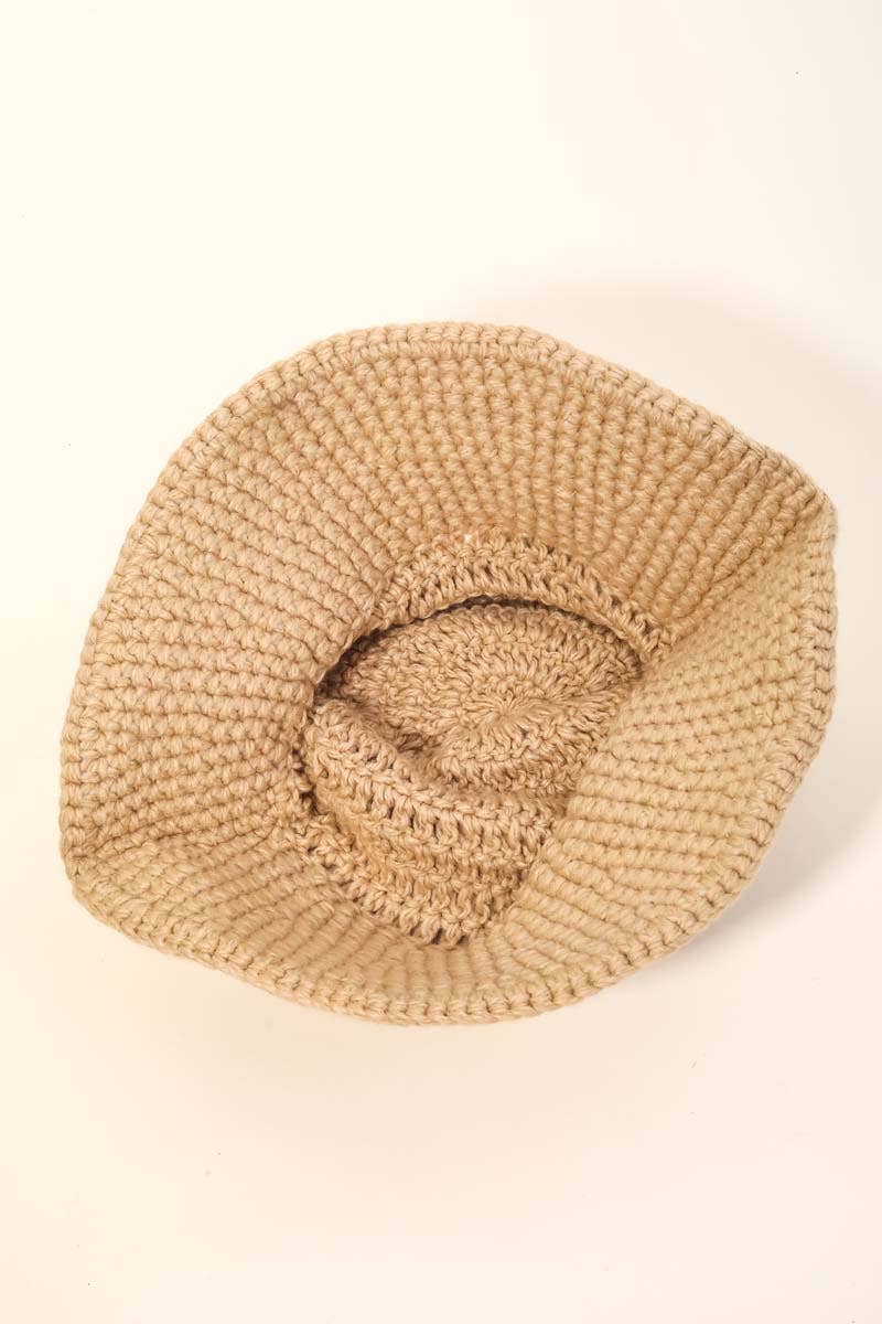 Anarchy Street - Wholesale Bucket Hat - Women's - Crochet Knit Bucket Hat4