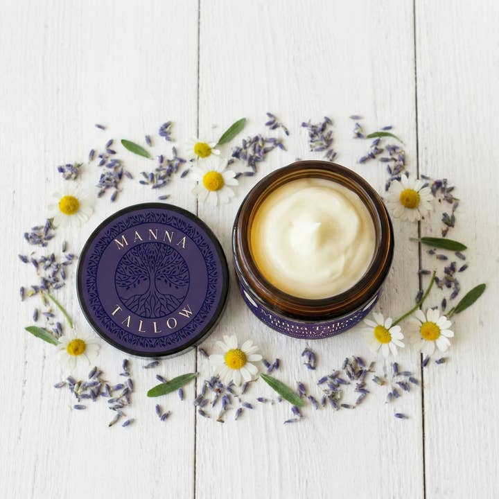 Heavenly Calm Magnesium Cream – Grass-Fed Tallow Sleep & Relaxation Cream for wholesale by Manna Tallow