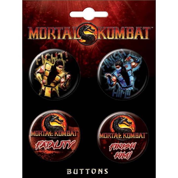 Mortal Kombat 4 Button Set for wholesale by Ata-Boy