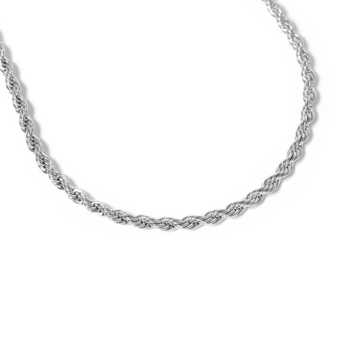 WJW - Wholesale Link & chain necklace - Stainless Steel Rope Chain Necklace 7