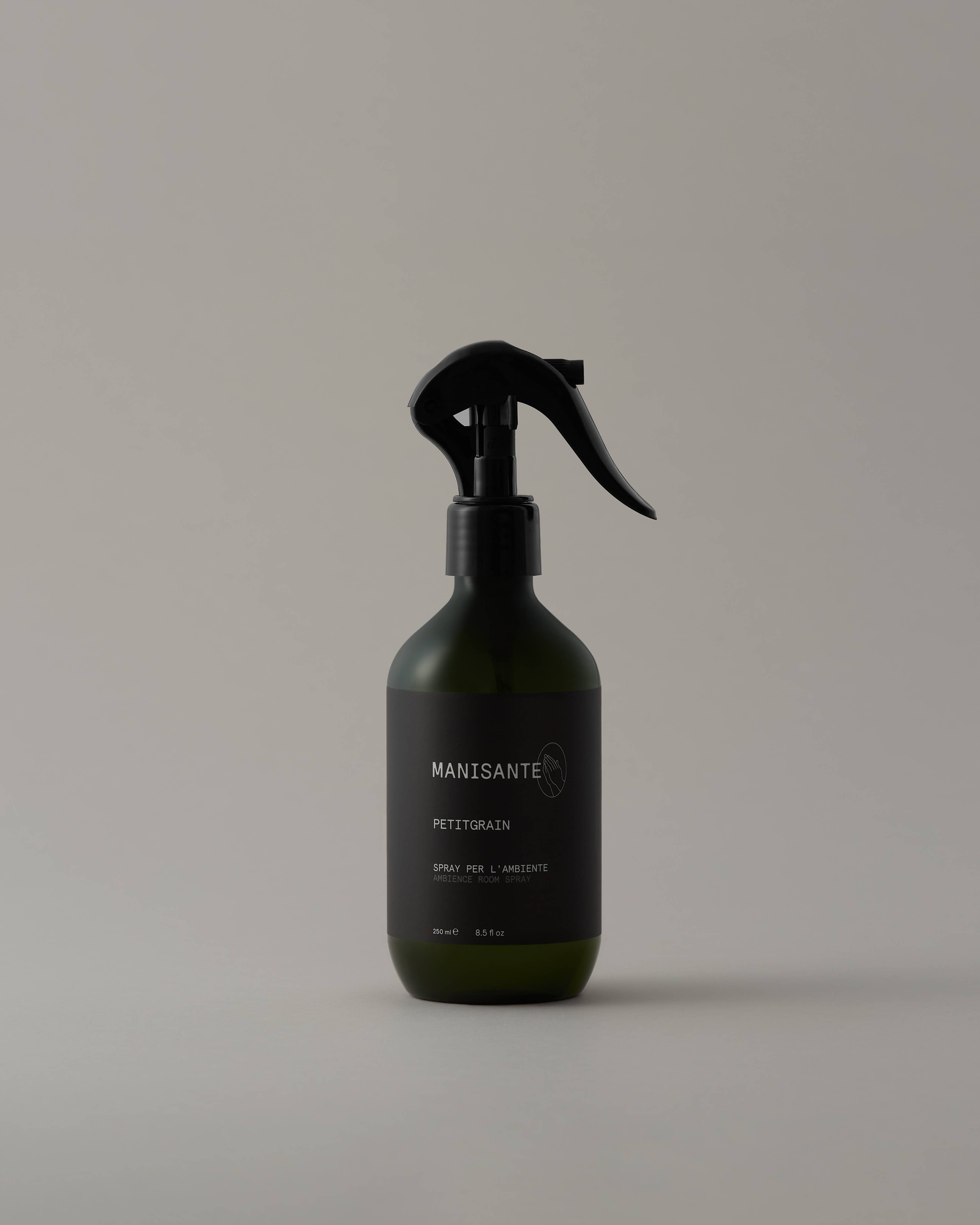 Manisante – Großhandel Raum- & Wäschespray – Petitgrain Umweltfreundliches Spray, vegan und nachhaltig1
